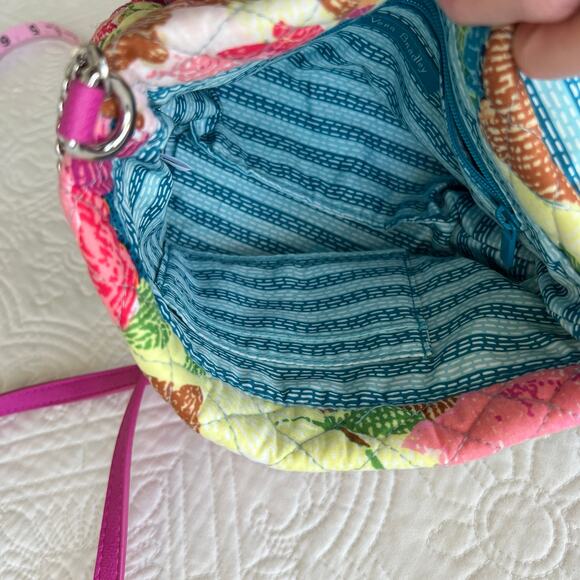 Vera Bradley Carson Crossbody Superbloom Floral Pink Quilted Purse RFID - Picture 5 of 9